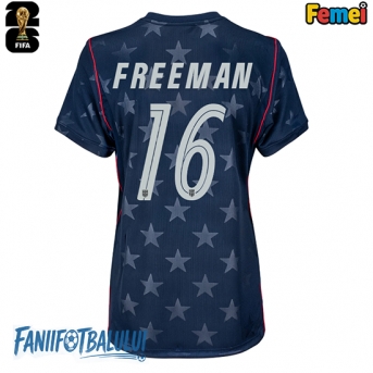 Statele Unite Alex Freeman #16 Echipament de Fotbal Replică Mondial 2026 Femei Deplasare